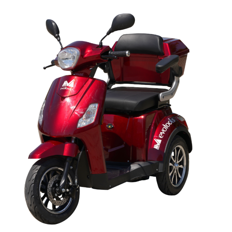 Triciclul electric pentru persoane,putere de 800w,viteza 25km/h ROSU