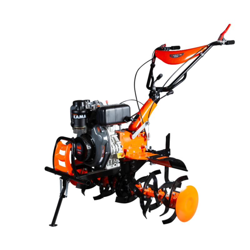Motocultor TDK600 Diesel KAMA cu Roti de Transport EvoTools +Plus