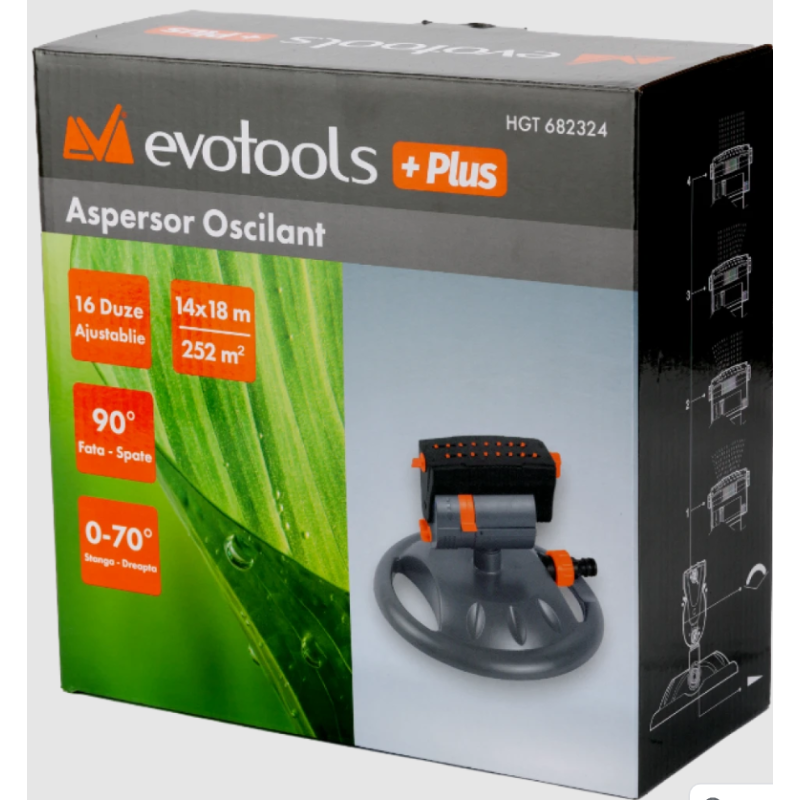 Aspersor Oscilant EvoTools +Plus