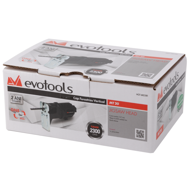 Cap Ferastrau Vertical Evotools MT20 pentru Masina de Insurubat Multifunctionala Brushless fara Acumulator si Incarcator MAX 20V ONE EPTO