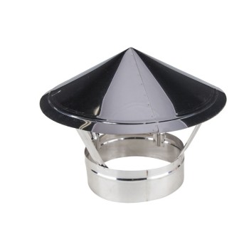 Capac Terminal Cos de Fum INOX 120 mm