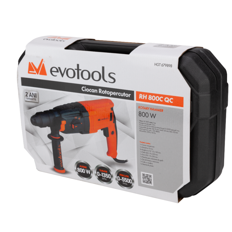 Ciocan Rotopercuto Evotools RH 800C QC EPTO