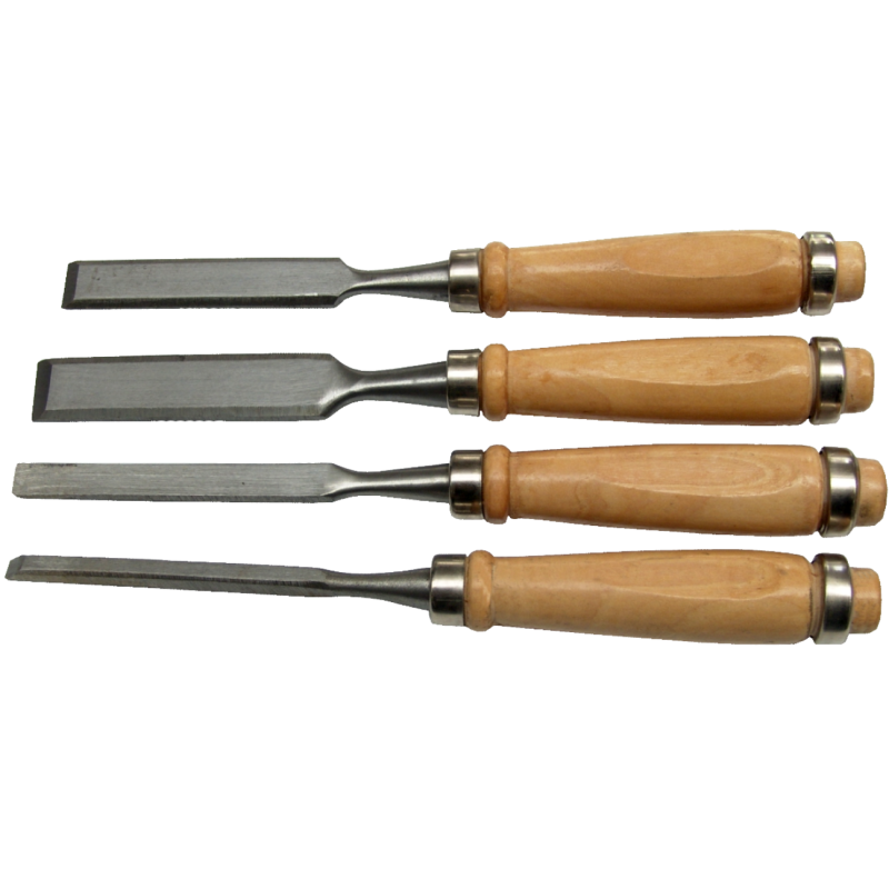 Dalta Lemn cu Maner Lemn (SET)