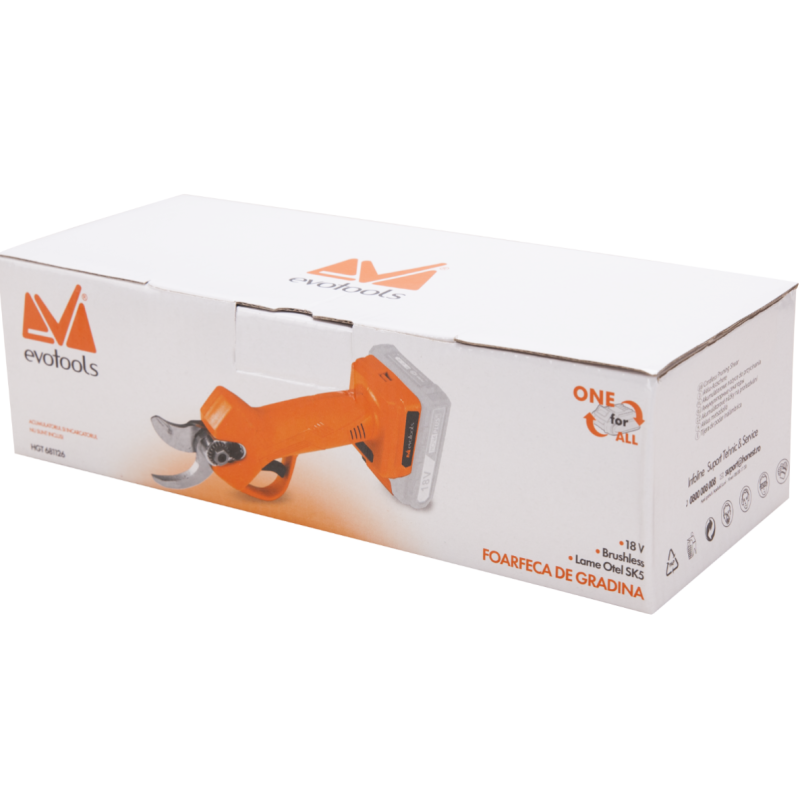 Foarfeca de Gradina Evotools  Brushless fara Acumulator si Incarcator MAX 20V ONE EPTO