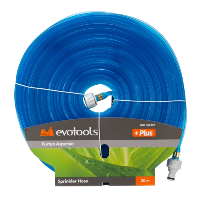 Furtun aspersie PLUS, 30 metri Evotools