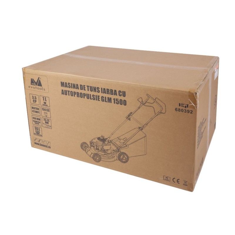 Masina de Tuns Iarba cu Autopropulsie si Mulcire GLM1500 EvoTools