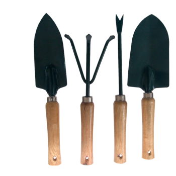 Mini Unelte Gradina Maner Lemn (4 piese)