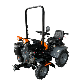 Minitractor Ride-On 4x4 R1200  PLUS Motor Diesel KAMA Pornire Electrica  Evotools
