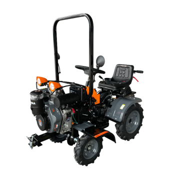 Minitractor Ride-On 4x4 R1200  PLUS Motor Diesel KAMA Pornire Electrica  Evotools