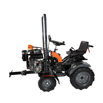 Minitractor Ride-On 4x4 R1200  PLUS Motor Diesel KAMA Pornire Electrica  Evotools