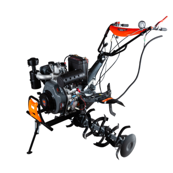 Motocultor TDK1100 Diesel KAMA Pornire Electrica cu Roti de Transport EvoTools +Plus