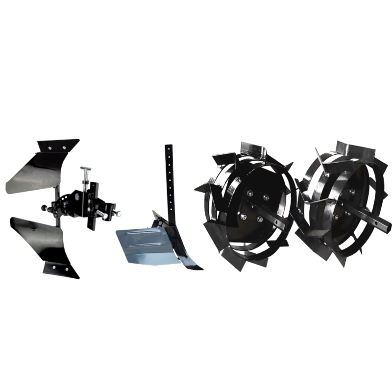 Pachet Accesorii -Plug Reversibil, Rarita Reglabila, Roti Metalice 5.00 cu manicoti