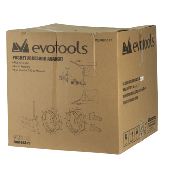 Pachet Accesorii -Plug Reversibil, Rarita Reglabila, Roti Metalice 5.00 cu manicoti