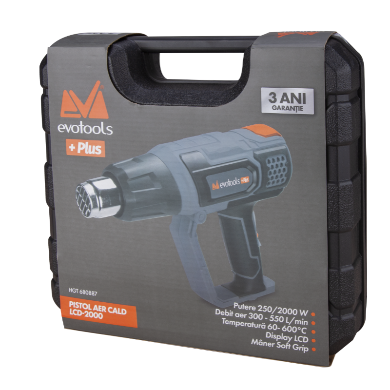 Pistol Aer Cald LCD 2000 EPTO PLUS Evotools