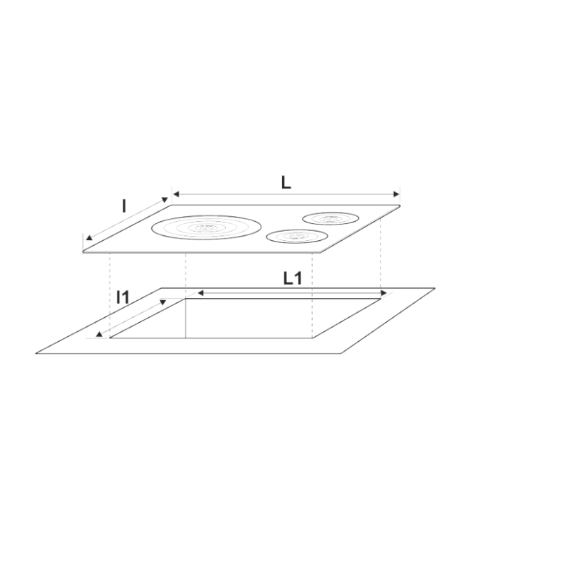 Plita Fonta 3OC cu Rama Evotools