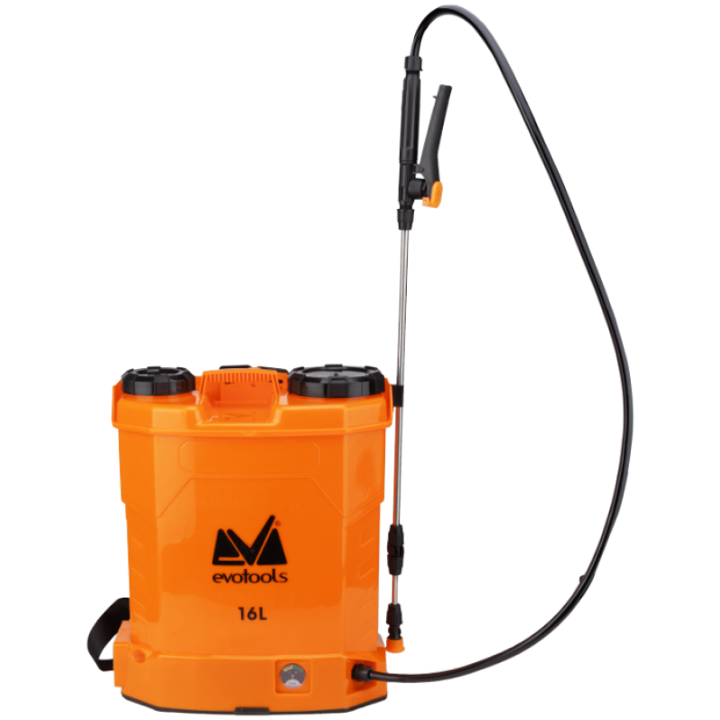 Pompa de Stropit cu Acumulator si Spatiu Depozitare Evotools PP Volum 16 l