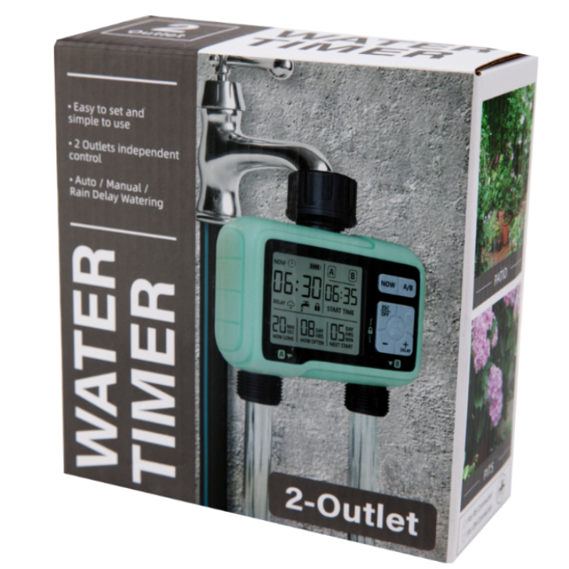Programator irigatii Digital 2026, 2 zone