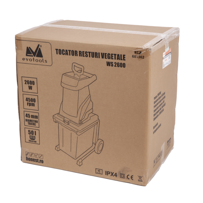 Tocator Resturi Vegetale Evotools WS 2600 EPTO