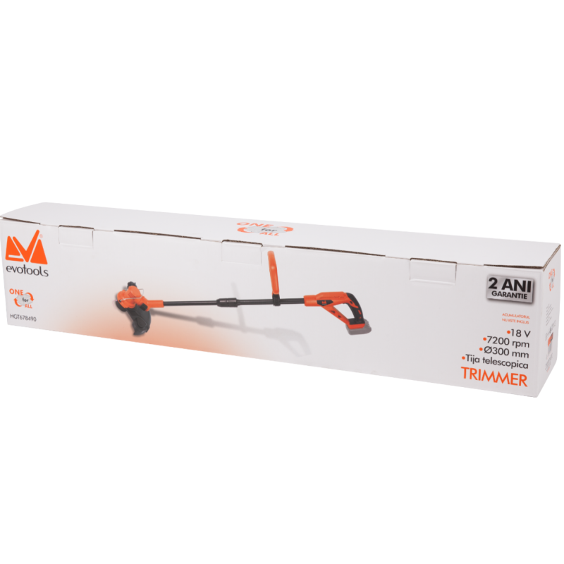 Trimmer fara Acumulator si Incarcator Evotools  MAX 20V ONE EPTO