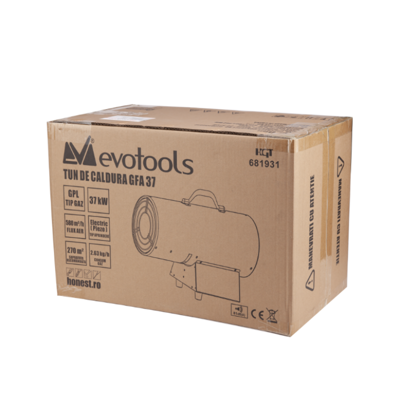 Tun de Caldura pe Gaz Evotools  GFA 22-37 kW