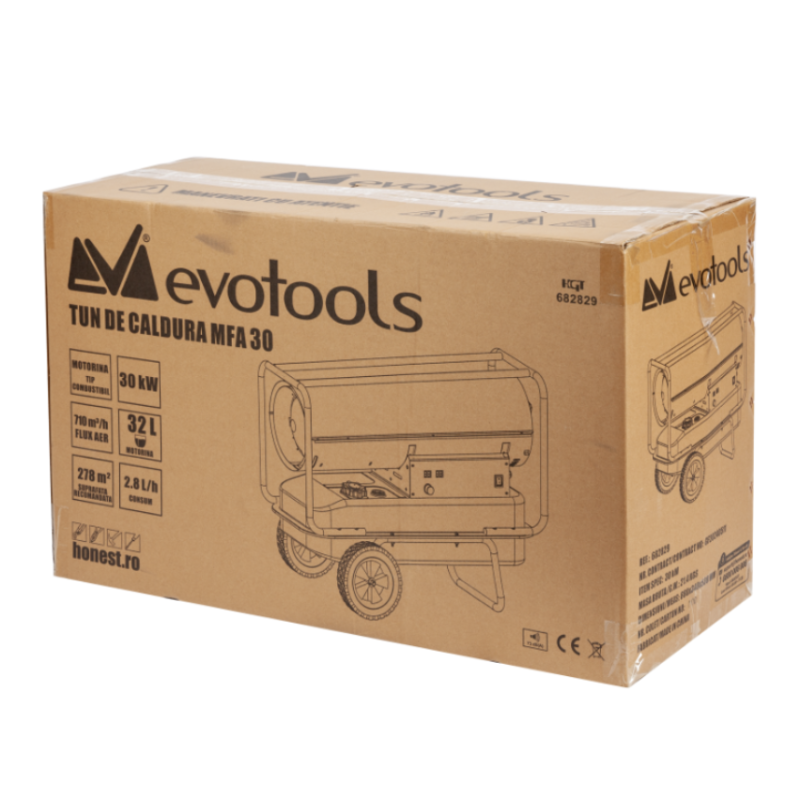 Tun de Caldura pe Motorina MFA Evotools, putere 50 kw