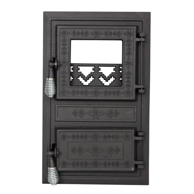 Usa Soba Monobloc cu Geam Motive Romanesti Evotools