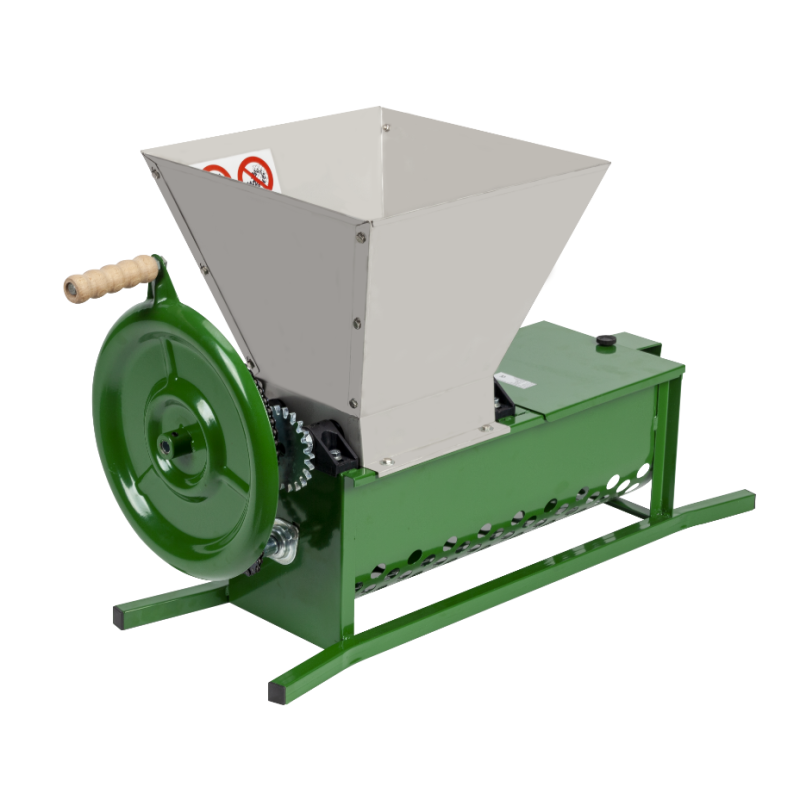 Zdrobitor cu Desciorchinator Manual cu Cuva de Inox Evotools