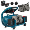 Compresor cu 2 pistoane, cu acumulator, German Meister, Rezervor 10 Lt, Presiune max 8 bar