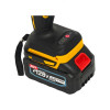 Trusa 4 piese cu acumulator, German Meister, 2 acumulatori + incarcator, 128V , 8 Ah , Model nou, Galben