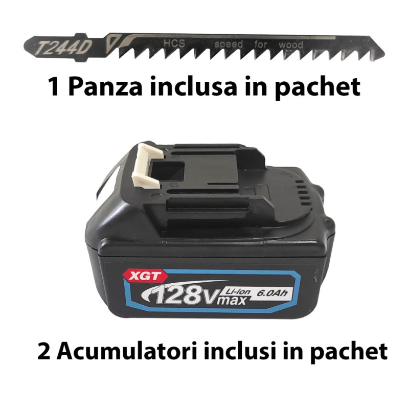 Fierastrau cu acumulator , tip pendular , German Meister , 128 V , 6 Ah