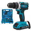Masina de Gaurit si Insurubat cu Acumulator German Meister 36V, Mandrină 10 mm, 2 Viteze, 2 Acumulatori, Incarcator și Trusa  Completa cu Accesorii