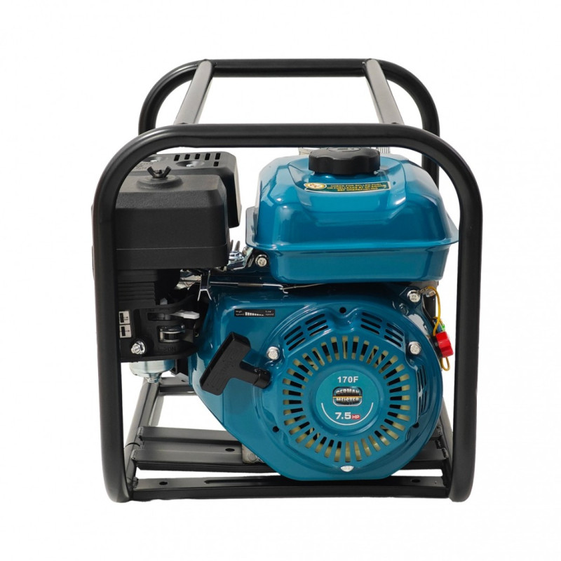 Motopompa pe benzina German Meister 7.5 HP, 2" (50 mm), debit 50 m³/h, înălțime refulare 36 m, motor 170F, pompa pentru apa curata