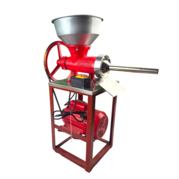 Masina de tocat carne German Meister nr 32 cu motor 3kw, palnie pentru carne si carnati 300 kg/h, buton start stop