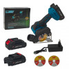 Mini Polizor Circular Multifuncțional 3 în 1 German Meister XGT 36V, Acumulator 3Ah, Disc 76 mm, Reglaj Adancime, Racord Aspirare, pentru Metal, Gresie, Piatra și Plastic