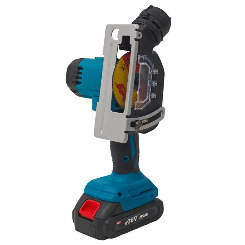 Mini Polizor Circular Multifuncțional 3 în 1 German Meister XGT 36V, Acumulator 3Ah, Disc 76 mm, Reglaj Adancime, Racord Aspirare, pentru Metal, Gresie, Piatra și Plastic