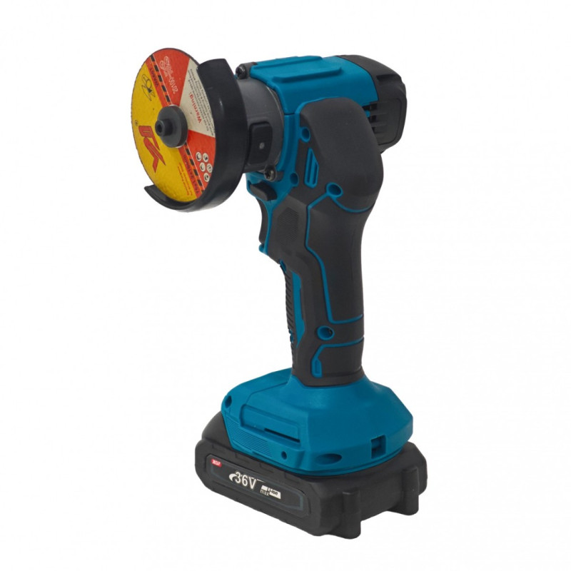 Mini Polizor Circular Multifuncțional 3 în 1 German Meister XGT 36V, Acumulator 3Ah, Disc 76 mm, Reglaj Adancime, Racord Aspirare, pentru Metal, Gresie, Piatra și Plastic