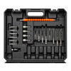 Set 2 Scule cu Acumulator German Meister 36V MAX – Masina de Gaurit si insurubat Brushless 80 Nm + Cheie de Impact 380 Nm, 2 Acumulatori 6Ah, Incarcator, Accesorii si Valiza