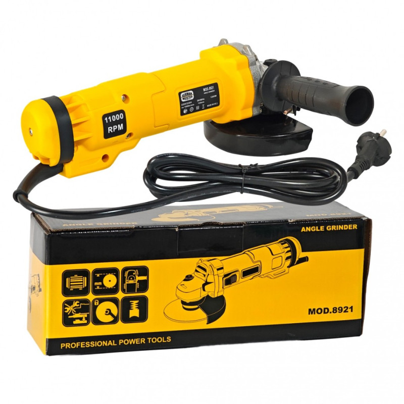 Polizor unghiular electric German Meister 1200W, 125 mm, 10.000 RPM – Model Nou