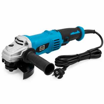 Polizor Unghiular German Meister 1300W, Ø125 mm, Turație Reglabilă 3000–9000 RPM, M14, Mâner Auxiliar, 10 Discuri
