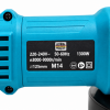 Polizor Unghiular German Meister 1300W, Ø125 mm, Turație Reglabilă 3000–9000 RPM, M14, Mâner Auxiliar, 10 Discuri