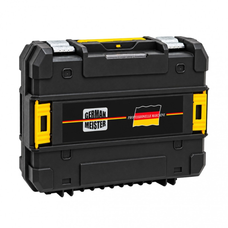 Set 2 scule cu acumulator German Meister 36V, Cheie de impact 350 Nm + Masina de gaurit si insurubat Brushless 13 mm, 2 acumulatori 8Ah, incarcator, valiza