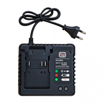 Incarcator Rapid German Meister pentru Acumulatori Li-Ion 24V MAX, 5A, Indicator LED