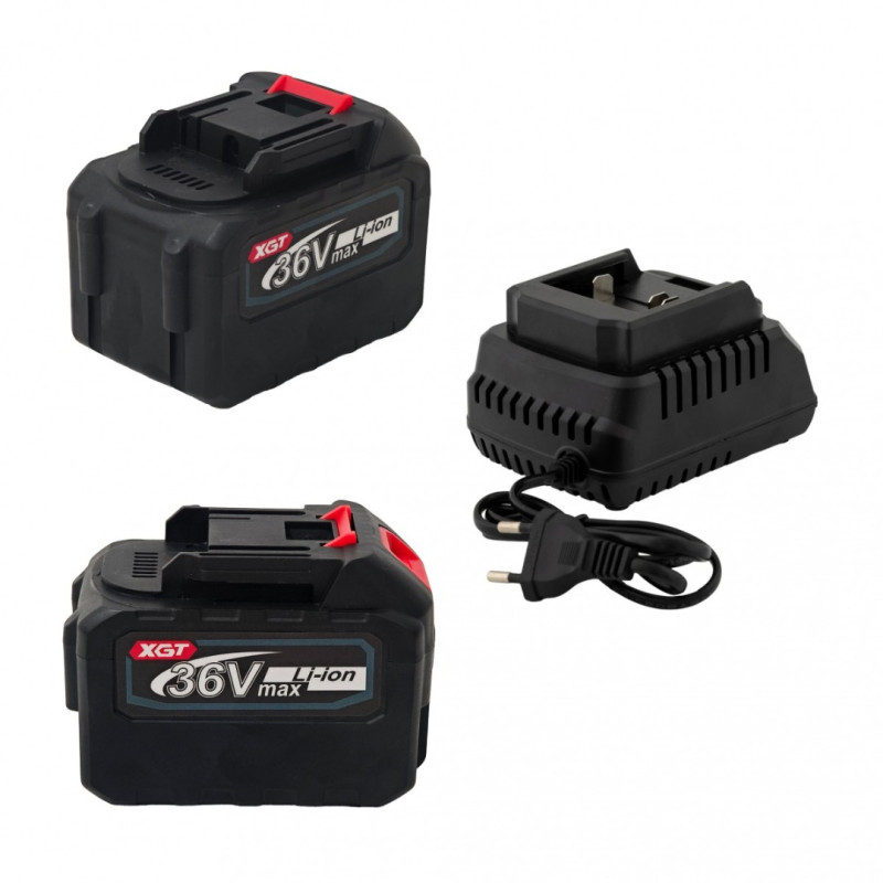 Cheie de Impact Profesionala German Meister 36V/10 AH MAX, Brushless 2100 Nm, Prindere 3/4", 3 Trepte de Putere, LED, Acumulator Li-Ion