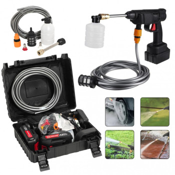 Aparat de spalat cu presiune cu acumulator, German Meister, 128 V, 8 Ah, trusa completa, Model nou