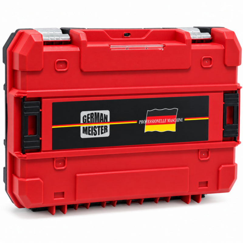 Set Scule cu Acumulator German Meister 36V, Brushless – Bormasina+ Polizor Unghiular 125 mm, 2 Acumulatori 8Ah, Incarcator