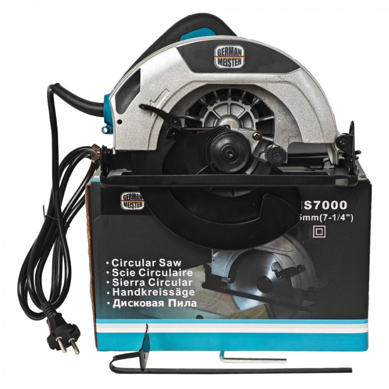 Fierastrau circular electric de mana German Meister, 1600 W, 185 mm, 4700 rot/min