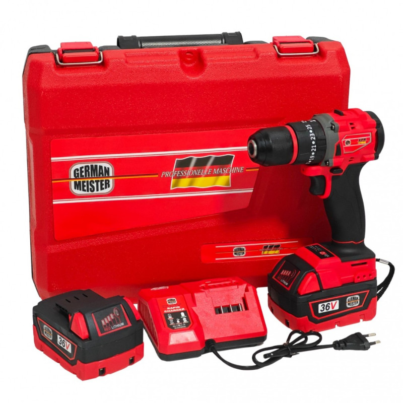 Autofiletanta German Meister, Motor Brushless, 36 V, 5 Ah, 3 moduri de lucru, Model nou