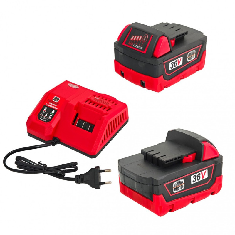 Autofiletanta German Meister, Motor Brushless, 36 V, 5 Ah, 3 moduri de lucru, Model nou