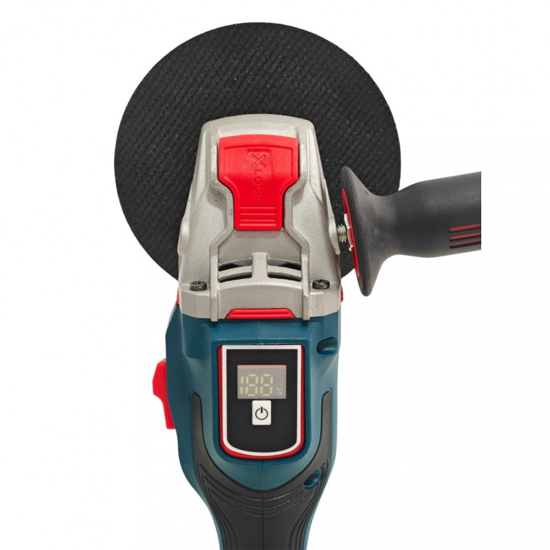 Polizor Unghiular Brushless German Meister 36V, 5Ah, 2 Acumulatori, Indicator Procentaj Baterie – Model Nou