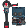 Polizor Unghiular Brushless German Meister 36V, 5Ah, 2 Acumulatori, Indicator Procentaj Baterie – Model Nou